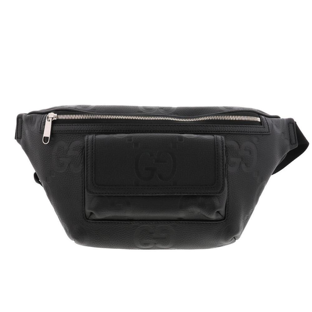 GUCCI Jumbo GG Belt Bag Body Black